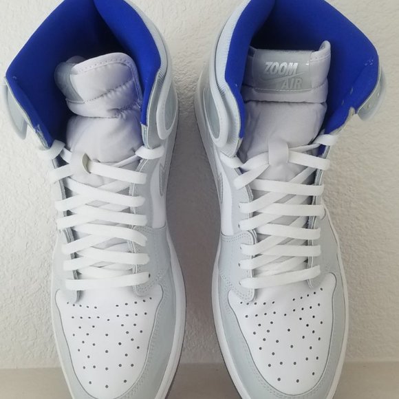 Air Jordan 1 High Zoom White Racer Blue - Picture 3 of 4